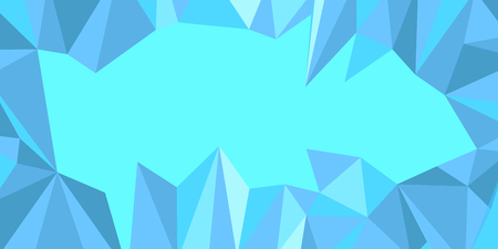 blue triangle backgroundのイラスト素材