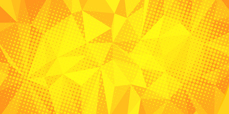 yellow triangle backgroundのイラスト素材