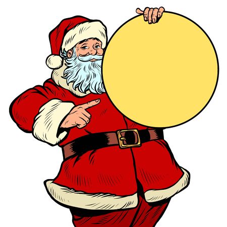 Santa Claus character, Christmas and New yearのイラスト素材