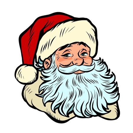 Santa Claus character, Christmas and New yearのイラスト素材