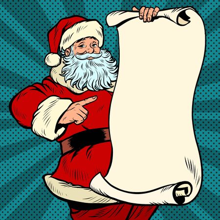 Santa Claus character, Christmas and New yearのイラスト素材