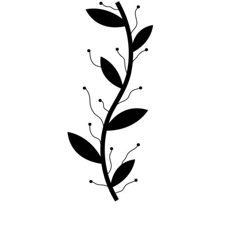 Vector Illustration Floral Frameのイラスト素材