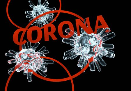 Corona virus.の写真素材