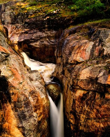 Thundering water at Dorgefossen in Sirdal.