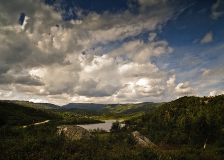 Landscape at Lysefjordheia 