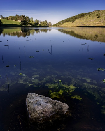 Morning at the foot of Dalsnuten, Rogaland, Norway.の写真素材