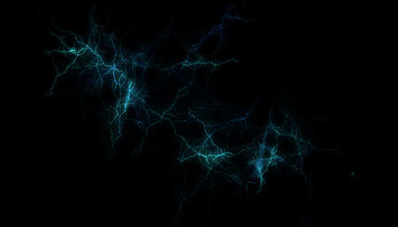 lightning and plasma of imageの写真素材