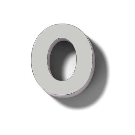 Realistic silver block charactersの写真素材