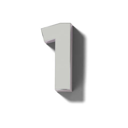Realistic silver block charactersの写真素材