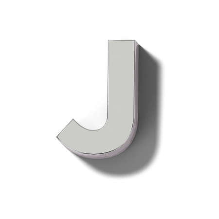 Realistic silver block charactersの写真素材