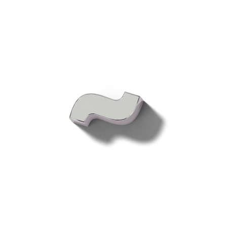 Realistic silver block charactersの写真素材