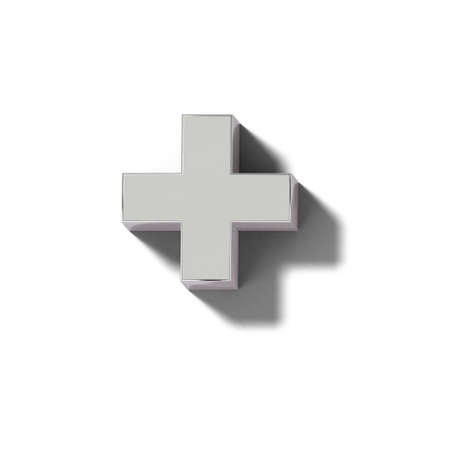 Realistic silver block charactersの写真素材