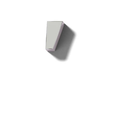 Realistic silver block charactersの写真素材