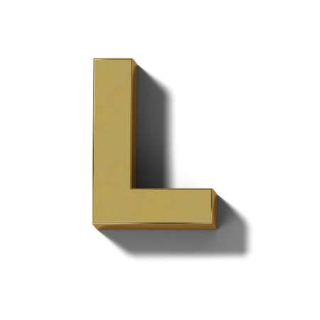 Realistic gold block charactersの写真素材