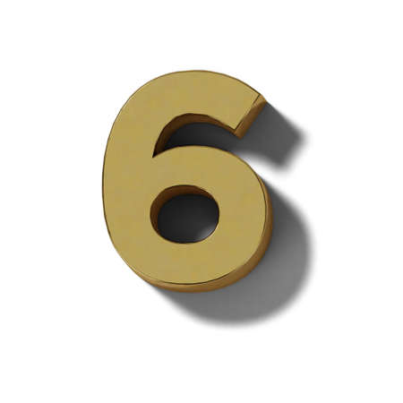 Realistic gold block charactersの写真素材