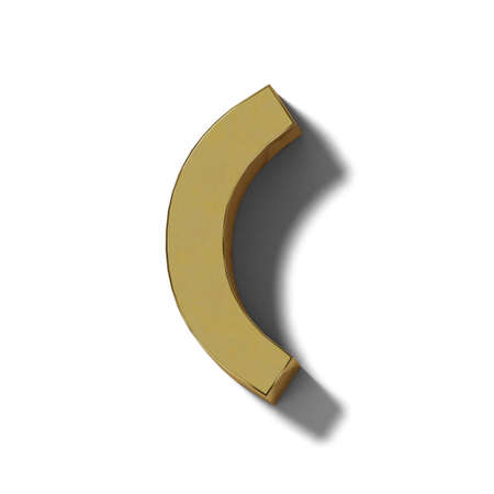 Realistic gold block charactersの写真素材