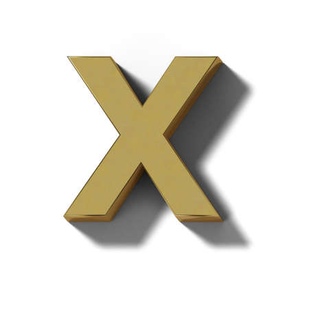Realistic gold block charactersの写真素材