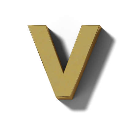 Realistic gold block charactersの写真素材
