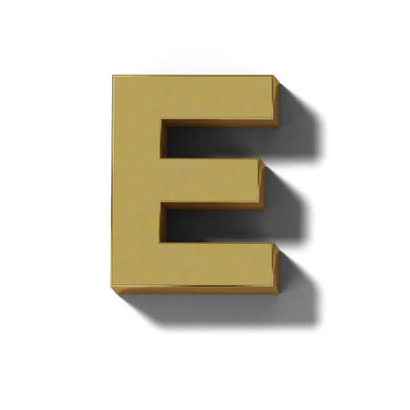 Realistic gold block charactersの写真素材