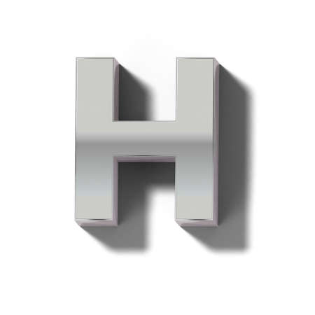 Realistic silver block charactersの写真素材