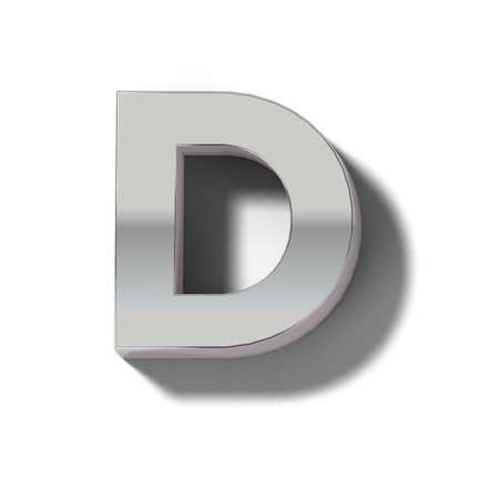 Realistic silver block charactersの写真素材