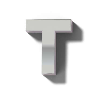 Realistic silver block charactersの写真素材