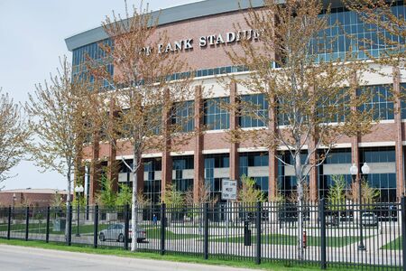 MINNEAPOLIS, MN, USA, MAY 2, 2017: TCF Bank Stadium on the campus of the University of Minnesotaのeditorial素材