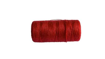a skein of red thread