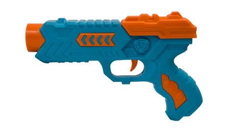 children's toy gunの写真素材