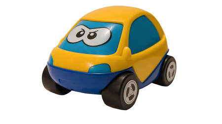 children's car with eyesの写真素材