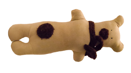 soft Teddy bear sewn with their handsの写真素材