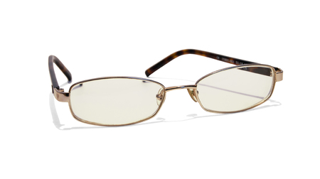 glasses on white backgroundの写真素材