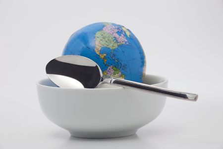 eat the worldの写真素材