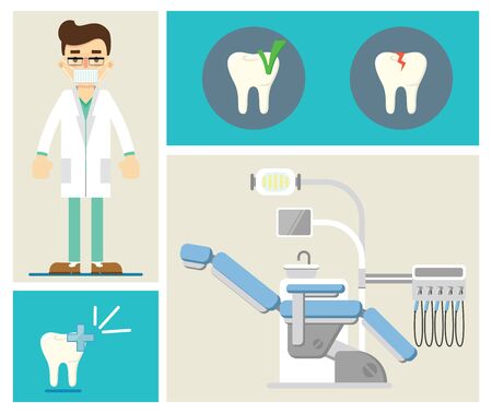 Dental infographicsの写真素材
