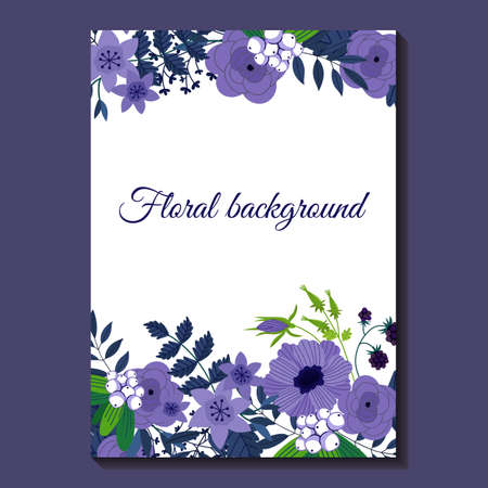 Cute invitation design template to celebration on card with flower decoration vector illustrationのイラスト素材