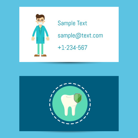 Professional business card for dentistsのイラスト素材