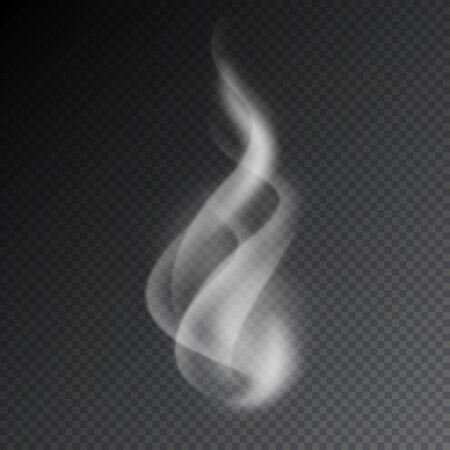 Smoke vectors on transparent background.のイラスト素材