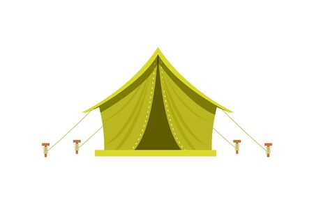 Adventure camp tent icon isolated vectorのイラスト素材