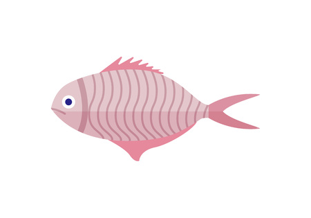 River fish isolated vector iconのイラスト素材