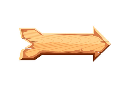 Blank wooden sign board iconのイラスト素材