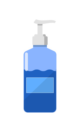 Liquid soap container isolated vector iconのイラスト素材