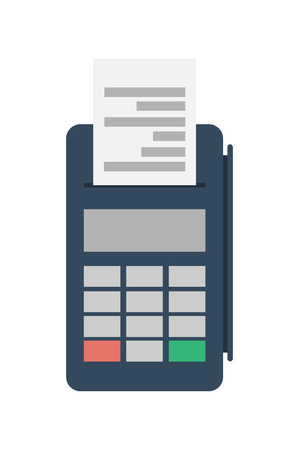 Credit card terminal vector iconのイラスト素材
