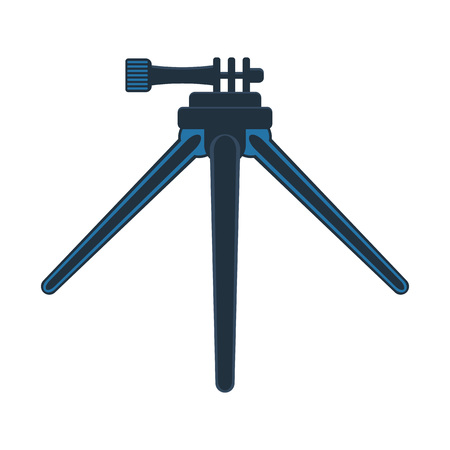 Tripod mount for action camera vector iconのイラスト素材