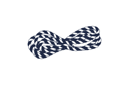 Mountaineering rope isolated vector iconのイラスト素材