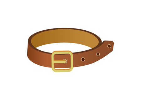 Pet leather collar vector iconのイラスト素材