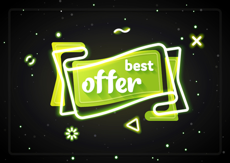 Promo banner geometric vector bubbleの写真素材