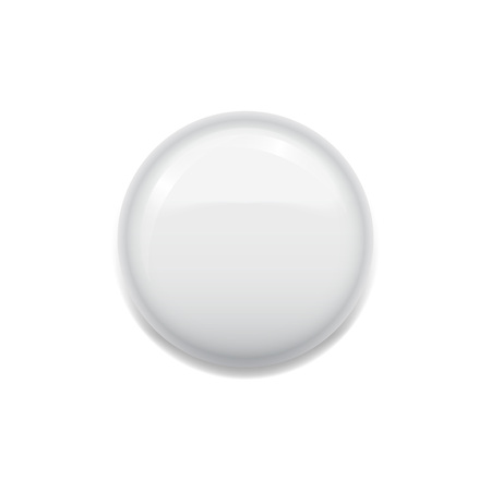 Blank white badge on whiteのイラスト素材