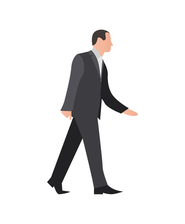 European businessman in suit and tieのイラスト素材