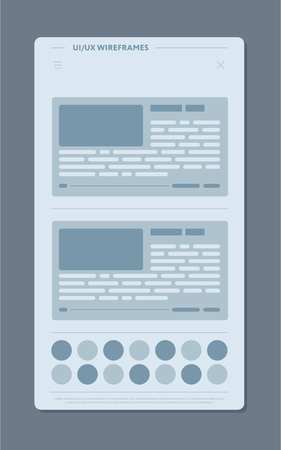 Publications on network pageのイラスト素材