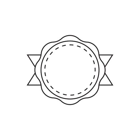 Shop sale tag. Blank store sticker layoutのイラスト素材